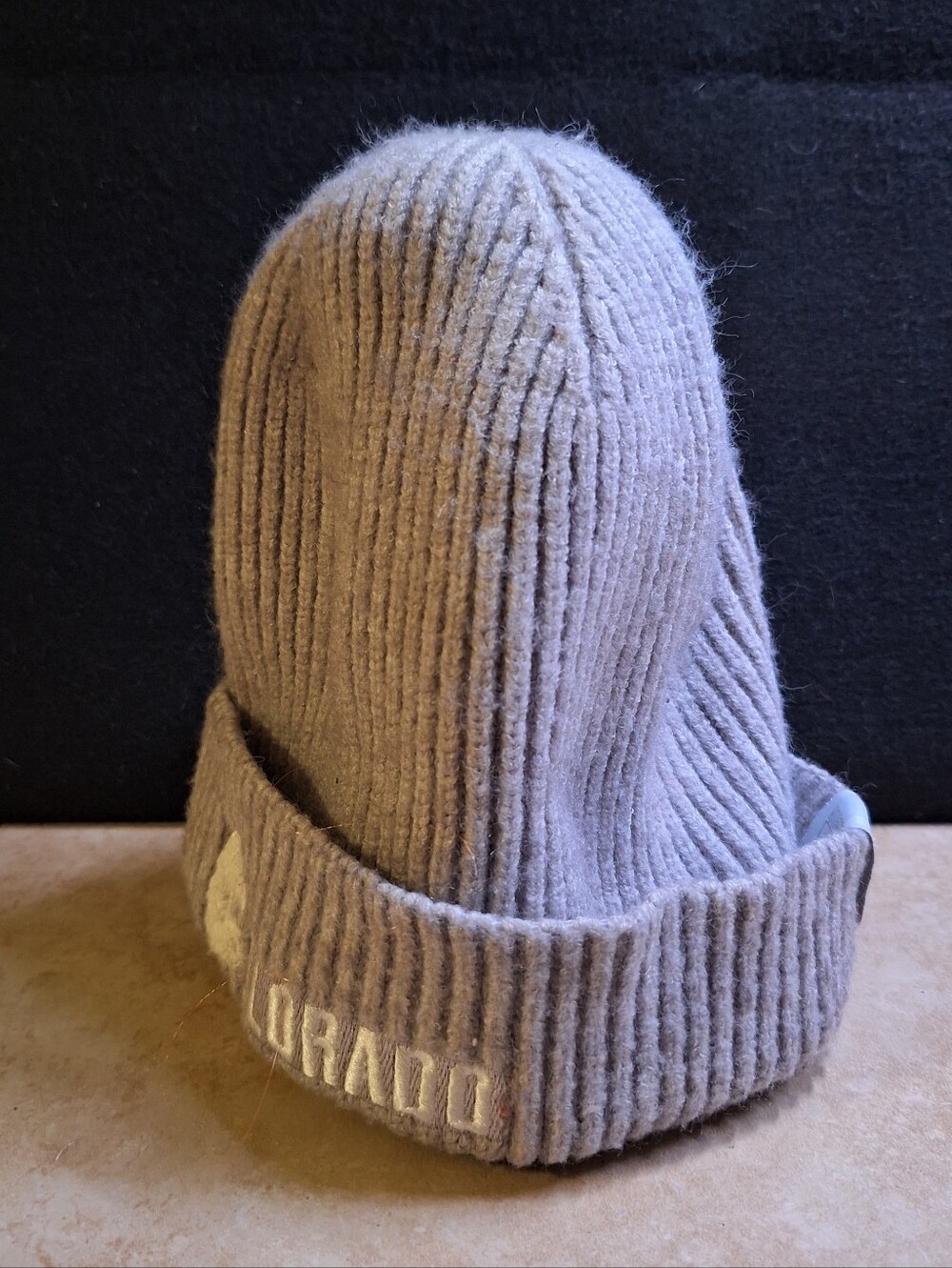 Robin Ruth Hat Beanie Unisex Adult One Size Gray Knit Colorado Acrylic Winter